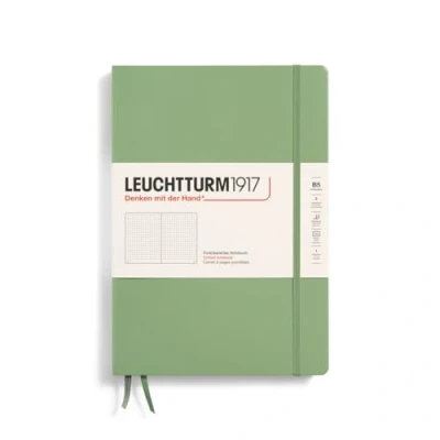 Afbeelding van Leuchtturm 1917 Hardcover B5 18 x 25.5 cm Notitieboek Sage Dot
