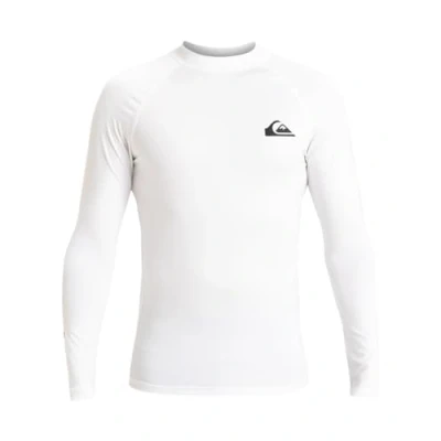 Afbeelding van Quiksilver Everyday UPF50 Surfshirt, Heren, Maat: Large, White