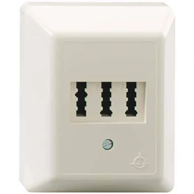 Afbeelding van Rutenbeck AMS 1/2 NFU AP Telefoonaansluitdoos Opbouw (op muur)