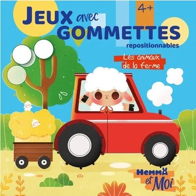 Image de Hemma et Moi Jeux avec gommettes Les animaux de la ferme