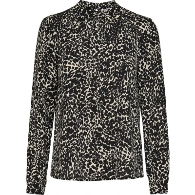 Afbeelding van ONLY NEW Mallory L/S Blouse, Dames, Maat: 38, Whitecap gray