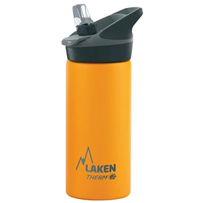 Afbeelding van Thermo 0.5L Dubbelwandige isolerende rvs fles met Jannu drinkdop