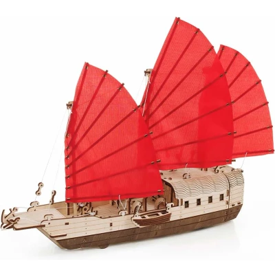 Afbeelding van Eco Wood Art 3D Houten Puzzel Djong, 2925, 38,5x16,5x46,2cm