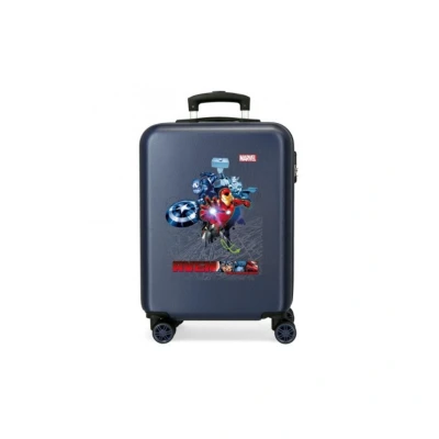 Afbeelding van Avengers Amour jongens ABS koffer 55 cm 4 w blauw