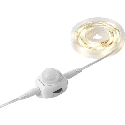 Afbeelding van 2376398 LED strip complete set Met bewegingsmelder connector (male) 230 V 1.2 m Warmwit