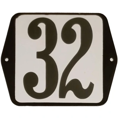 Afbeelding van Huisnummer standaard nummer 32 Warentuin Mix