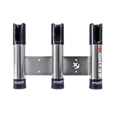 Afbeelding van Seanox 3 Rod Stainless Steel Hengelrek Black