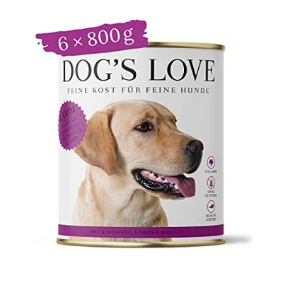 Afbeelding van 6x 800g Dog&#039;s Love Adult Lam Hondenvoer Nat
