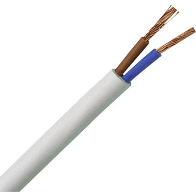Afbeelding van Kopp 151510843 Geïsoleerde kabel H03VV F 2 x 0.75 mm² Wit 10 m
