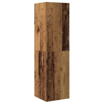 Image de vidaXL Meuble TV vieux bois 30,5x30x110 cm d&#039;ingénierie856398