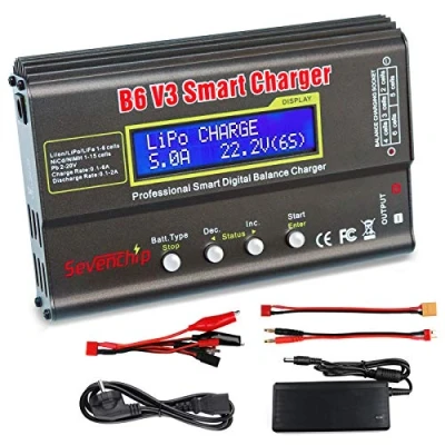 Afbeelding van RUIZHI IMAX V3 Digitale RC Lipo NiMh batterij balanslader + voeding AC 12 V 5 A adapter nieuwe upgrade
