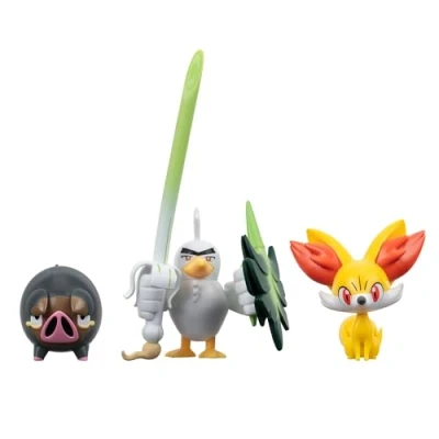 Afbeelding van Pokémon Battle Figure Set 3 Pack Fennekin, Lechonk, Sirfetch&#039;d 5 cm