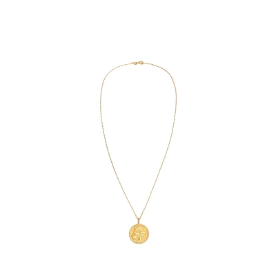 Afbeelding van Elli Zodiac SIGN LION Ketting goldcoloured, Dames, Maat: 45, Gold coloured
