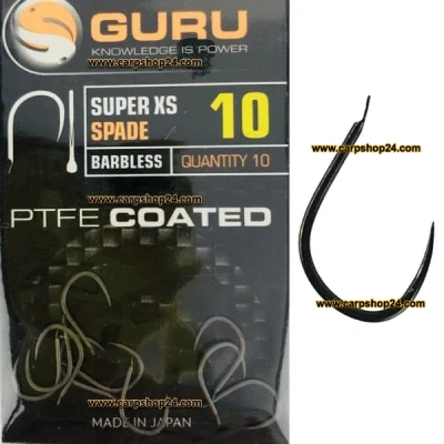 Afbeelding van Guru Super XS Spade Barbless (10 pcs) Maat : 12