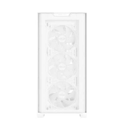 Image de ASUS A21 Plus microATX panneau latéral fenêtré (verre trempé) pas d&#039;alimentation blanc USB/Audio