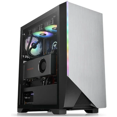 Afbeelding van Thermaltake H550 TG ARGB Midi tower PC behuizing Zwart, Grijs