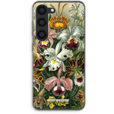 Afbeelding van Case Company® hoesje geschikt voor Samsung Galaxy S23 Haeckel Orchidae Soft Cover Telefoonhoesje Bescherming aan alle Kanten en Schermrand