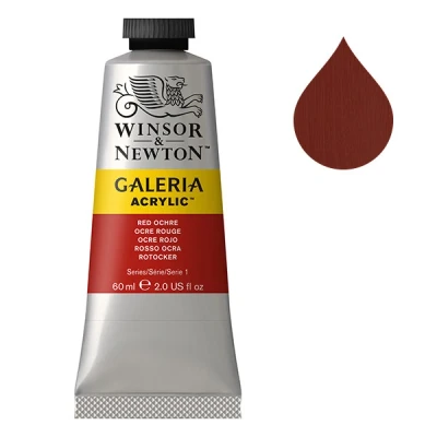 Image de Winsor &amp; Newton Galeria peinture acrylique (60 ml) 564 ocre rouge
