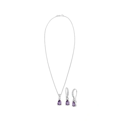 Afbeelding van Elli Elegant Oorbellen, Dames, Maat: 45, Violett