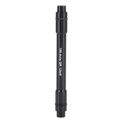Afbeelding van Quick Release Doorgangsas Adapter, Fiets Spiesadapter, 12 mm naar 9 Vooras Vorkadapter (zwart)