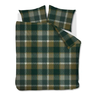 Afbeelding van Beddinghouse Marnix dekbedovertrek Lits Jumeaux 240x200/220 Groen