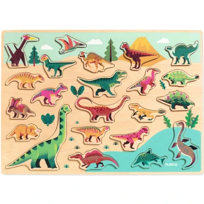 Afbeelding van Djeco puzzel dino 22st