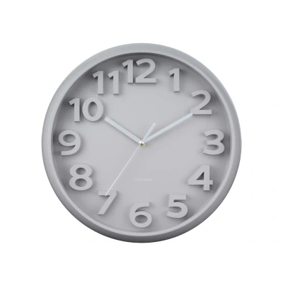 Afbeelding van Karlsson Wandklok Elevated Classic Numbers Warmgrijs Ø33,5cm