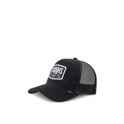 Afbeelding van DNC Djinns Cap Verstelbare Trucker HFT Snapback Do Nothing Club Baseball Stuk, Wafflemelange zwart #37433, Eén maat