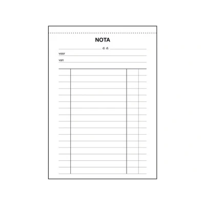 Afbeelding van Notablok Sigel Expres A6 hoog blok a 100 blad