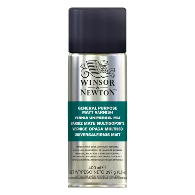 Image de Winsor &amp; Newton vernis mat universel en aérosol pour peinture à l&#039;huile (400 ml)