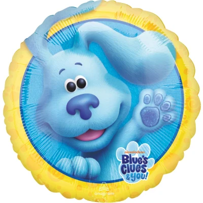 Afbeelding van Amscan Blue&#039;s Clues Folie ballon Foilballon 43cm Leeg 1 Stuks.