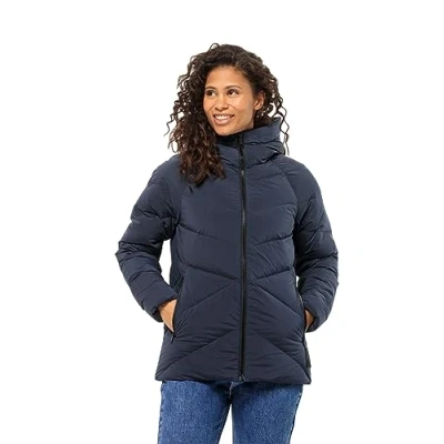 Afbeelding van Jack Wolfskin Marienplatz Gewatteerde jas, Dames, Maat: Small, Night blue