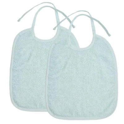 Afbeelding van Meyco Slabber Basic Badstof Lichtblauw 2 pack
