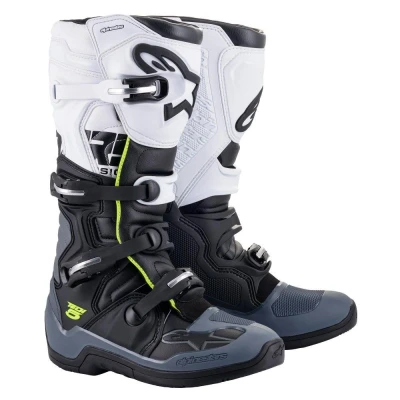 Afbeelding van Alpinestars Tech 5 Crosslaarzen Zwart / Donker Grijs Wit maat 9 = 43