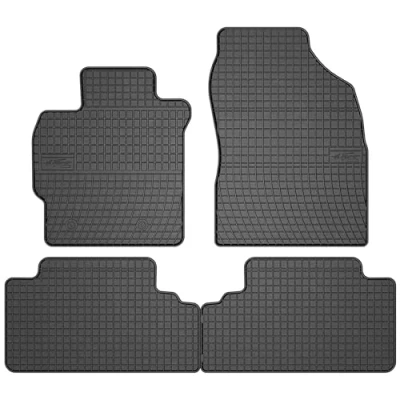 Afbeelding van M MOTOS Rubberen vloermat voor Toyota Auris I 2006 2012, verbeter je reiscomfort met de zwarte antislip mat auto, alle weersomstandigheden, bescherming tegen vuil