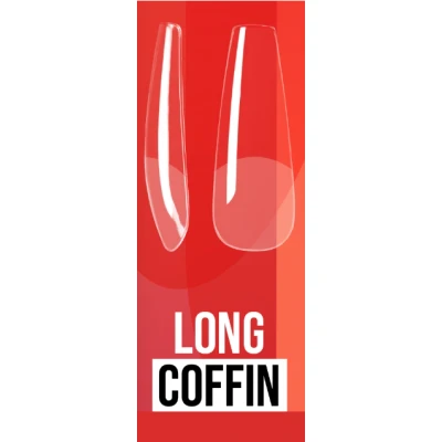 Afbeelding van IBD Soft Gel tips Long Coffin