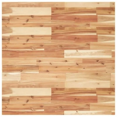 Afbeelding van Tafelblad vierkant 80x80x4 cm massief acaciahout