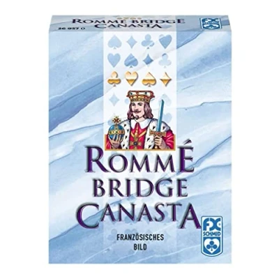 Afbeelding van Ravensburger 26957 Rommé Bridge Canasta, kaartspellen vanaf 8 jaar, klassieker: Franse afbeelding