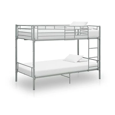 Afbeelding van Stapelbed metaal grijs 90x200 cm
