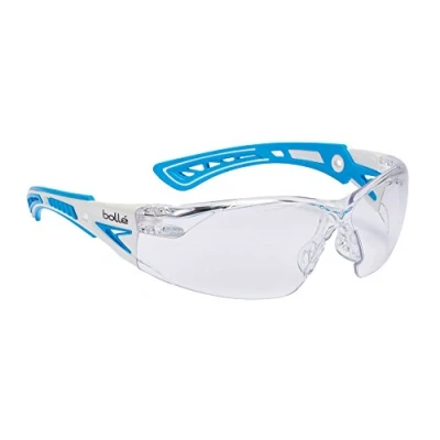 Afbeelding van Bolle Veiligheidsbril Rush+ Small Clear Blauw/Wit Montuur