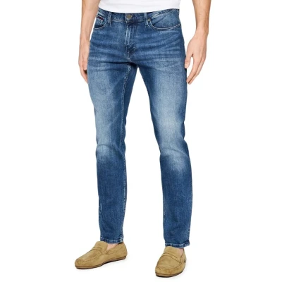 Afbeelding van Tommy Hilfiger heren Scanton slim fit jeans met medium wassing in de kleur Indigo, maat: W29/L34