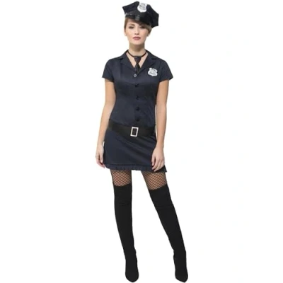 Afbeelding van Volwassenenkostuum Sexy Agente, maat S (36 38)