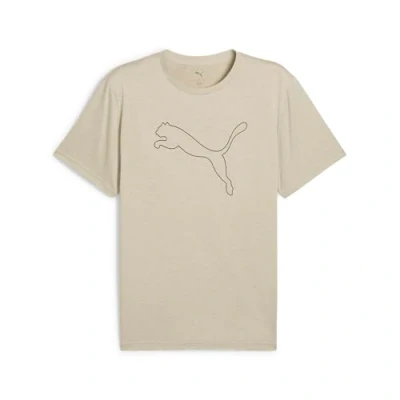 Afbeelding van PUMA M Tad Essential Heather Cat Tee (Cf Large Cat) Uniseks T shirts (1 stuk)