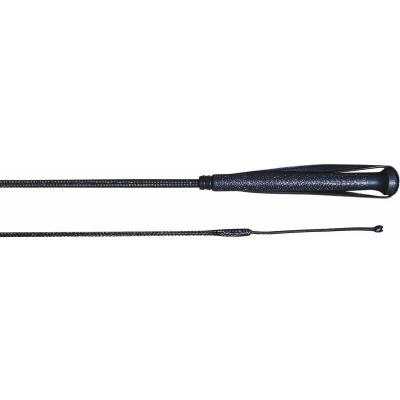 Afbeelding van Harry&#039;s Horse Dressuurzweep Rubber Handvat Zwart 100cm