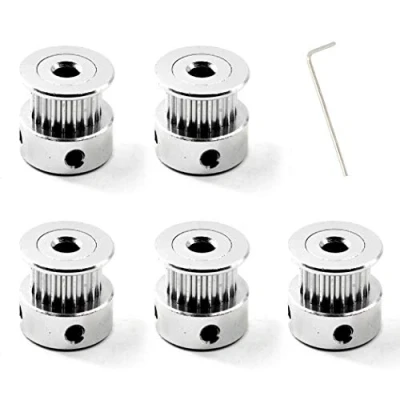 Afbeelding van GT2 riemschijf met 20 tanden boring 4 mm voor 3D printer 6 riem (inclusief schroeven)