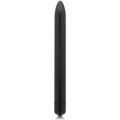 Afbeelding van Glossy Slim Vibrator Black