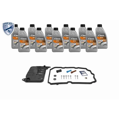 Afbeelding van VAICO V30 3695 XXL Artikelset, olieverversing automaat Met toebehoren, pakking afdichtring, hoeveelheid olie voor oliespoeling