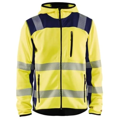 Afbeelding van Blaklader Gebreid vest met capuchon High Vis 4923 2120 Geel/Marineblauw XS