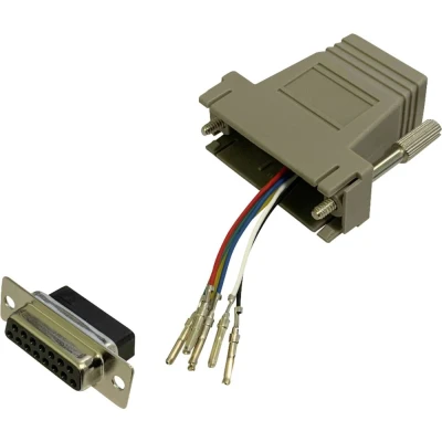 Afbeelding van BKL Electronic 10121112 Adapter D sub bus 15 polig RJ12 1 stuk(s) Single