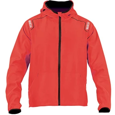Afbeelding van Sparco WILSON Windstopper Windbestendig Jack met Lichtgewicht Waterafstotende Capuchon XL Rood